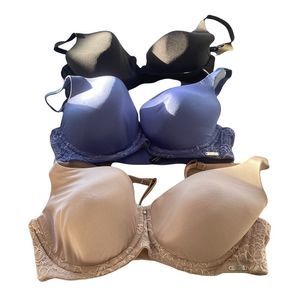 COPY - 3/$40Montelle intimates underwire lightly padded bra size E 30.